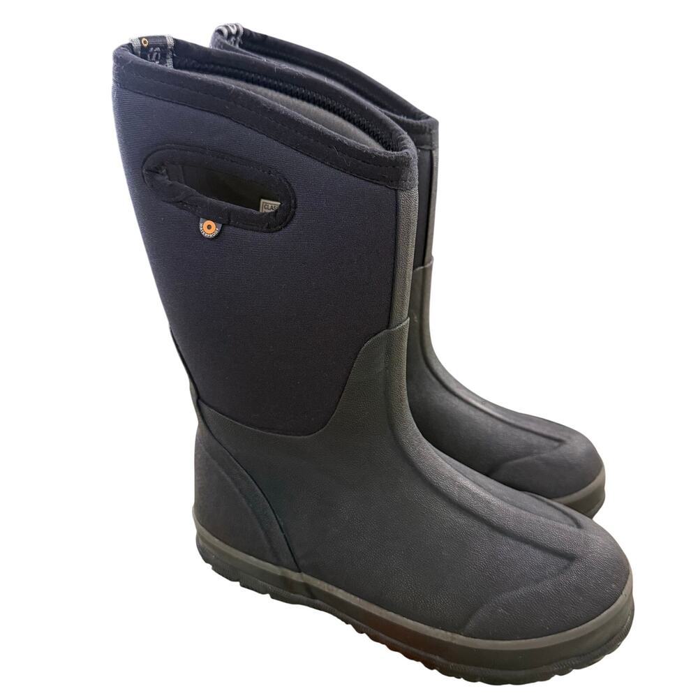 Bogs Classic Boots Black Kids Youth Bog Boots Rainboots Snow Winter 3 Big Kid